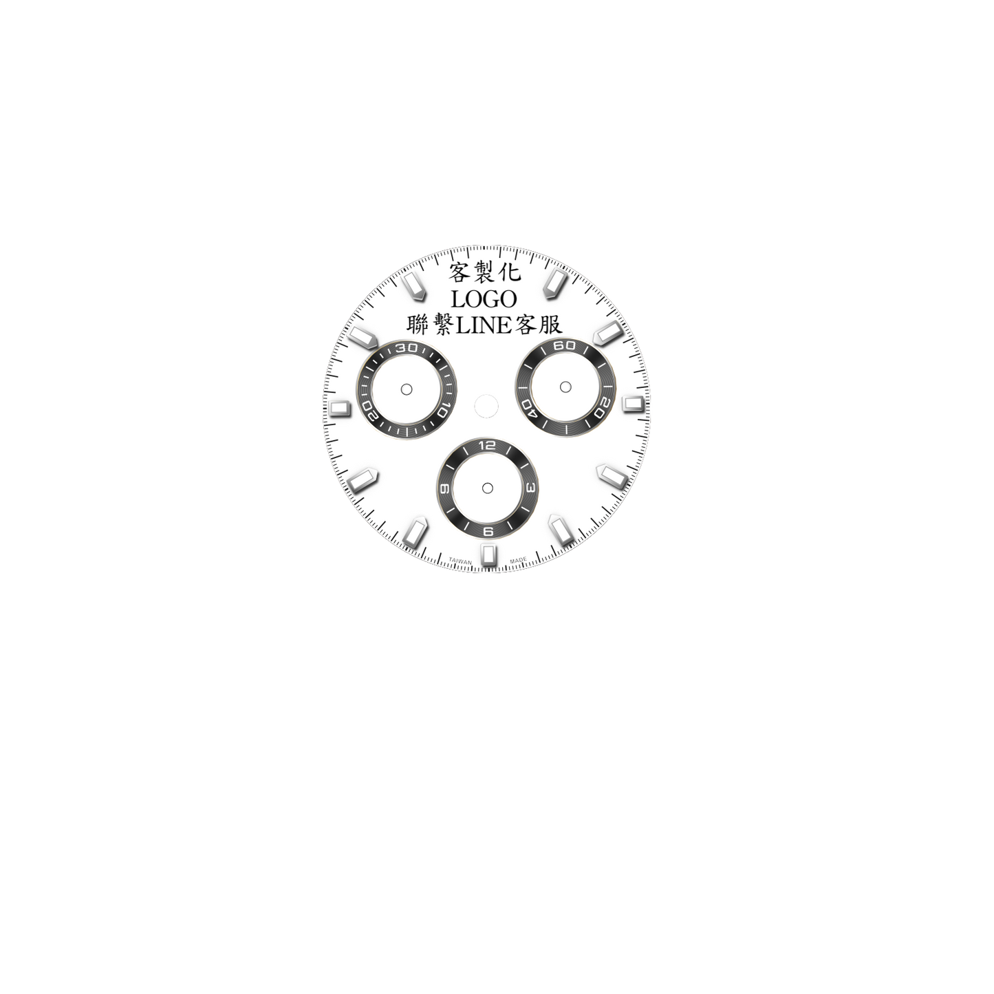 客製化錶盤(Contact Line Customer Service) 4.24 带黑盘