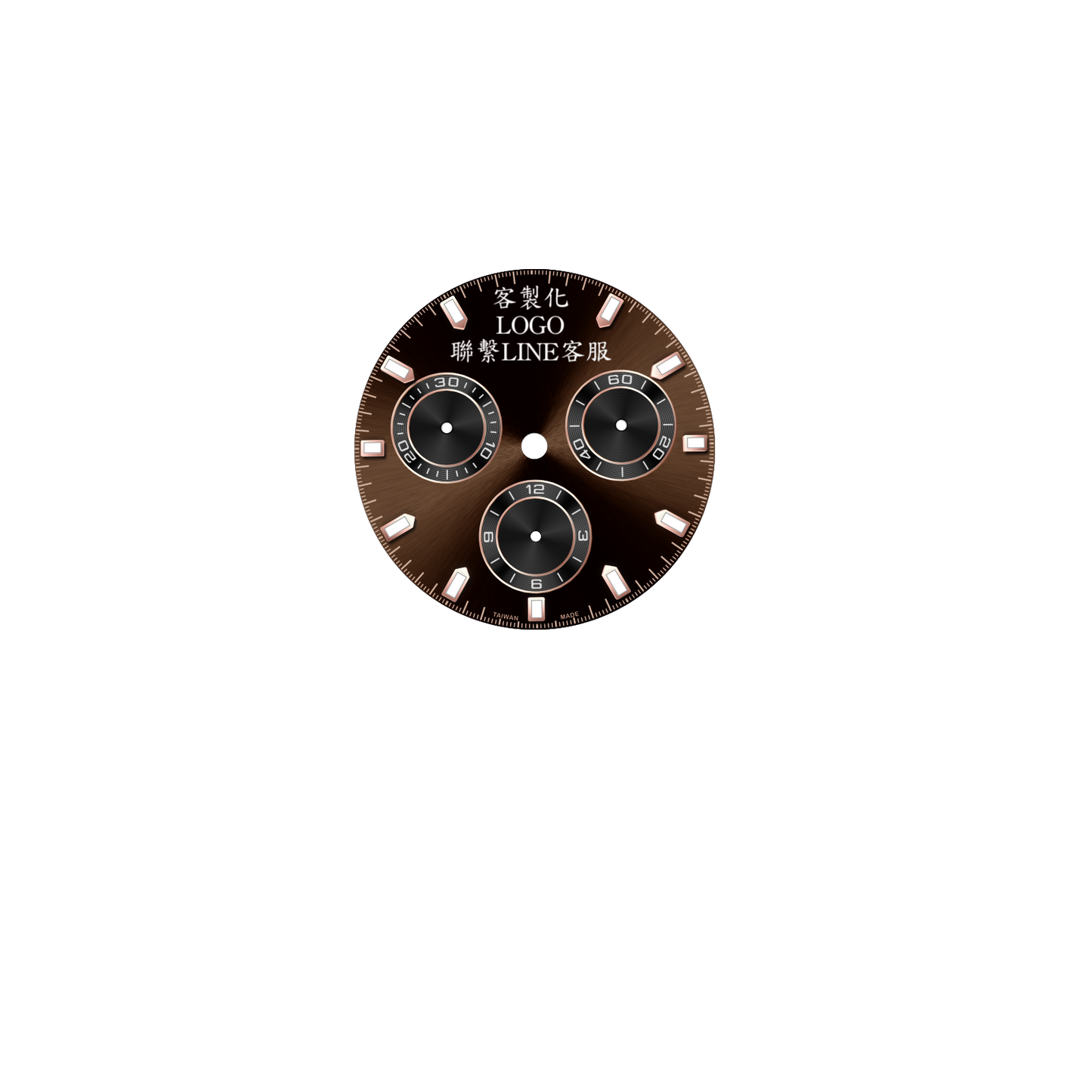 客製化錶盤(Contact Line Customer Service) 4.24 带黑盘